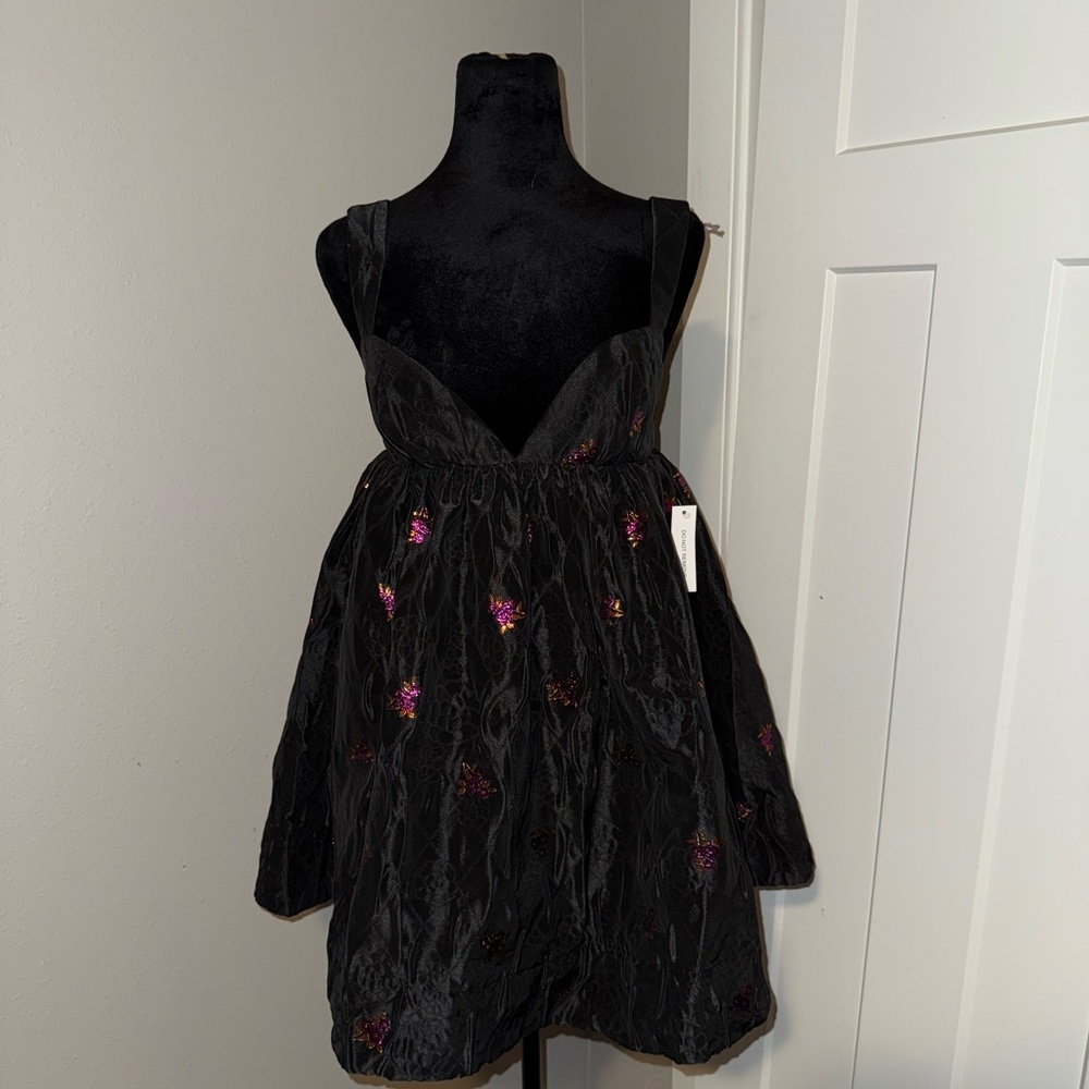 New | For Love & Lemons Sachi Mini Dress XS - Picture 4 of 5